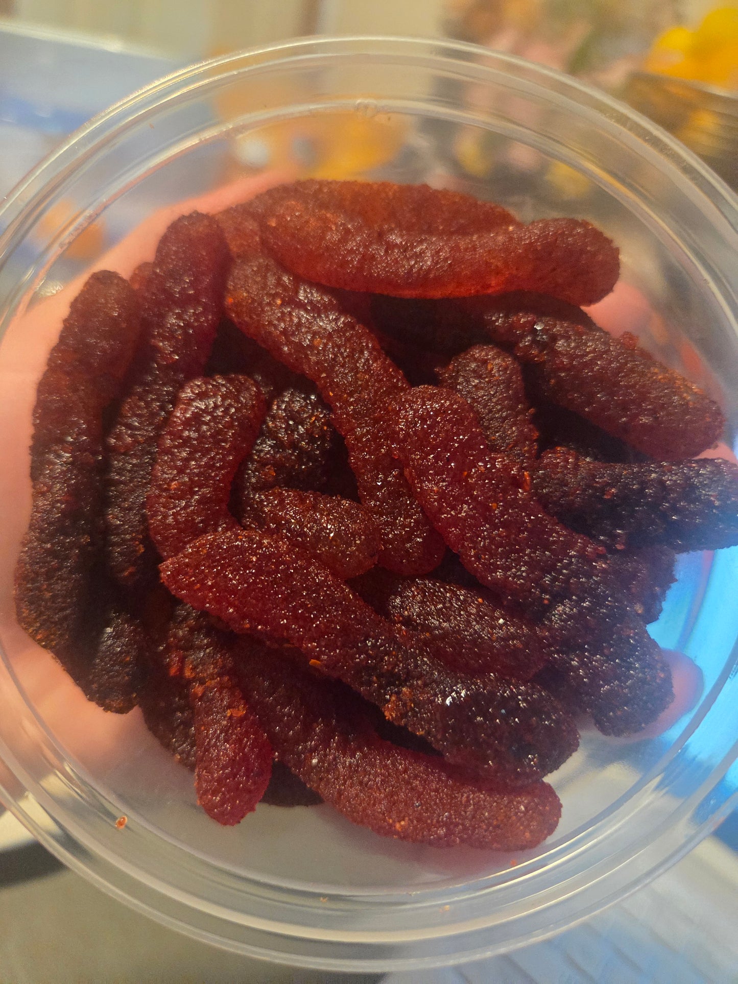 Gusanitos enchilados