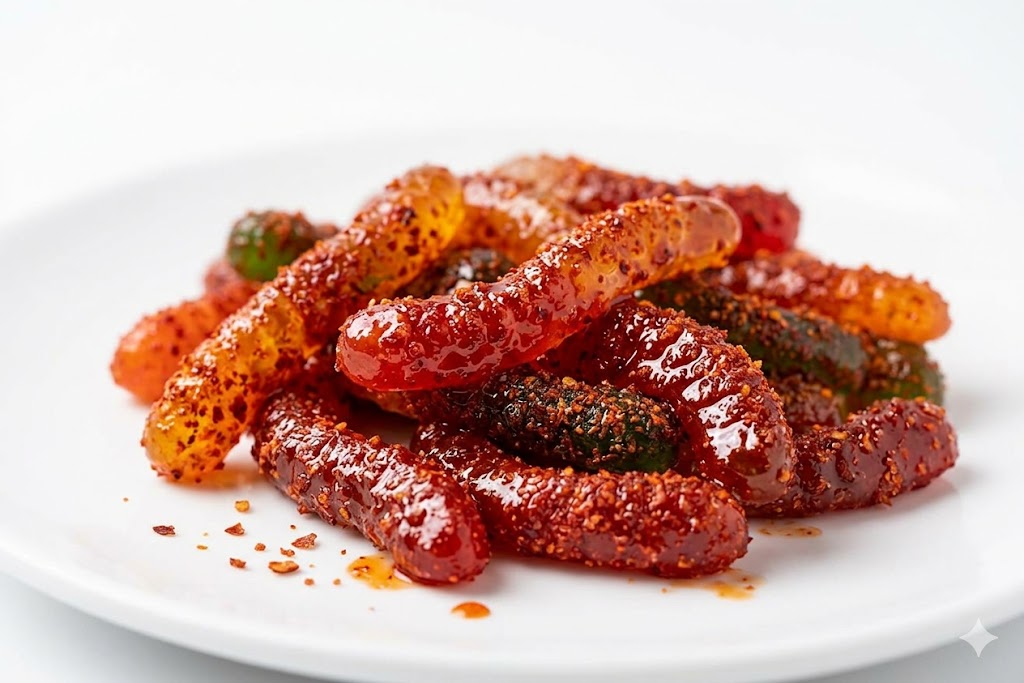 Gusanitos enchilados