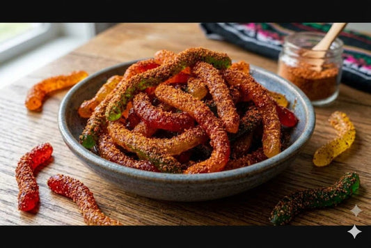 Gusanitos enchilados